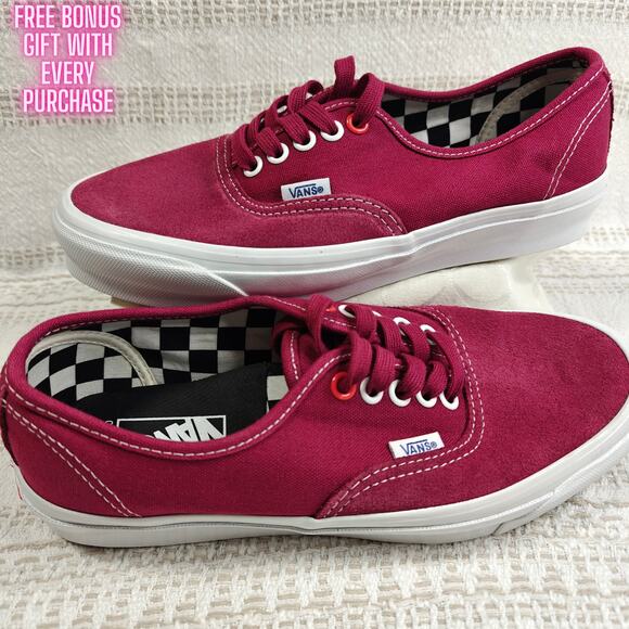 Vans Ray Barbee Red Checkerboard Sneakers – Men's 6.5 / Women's 8 NEW - Picture 1 of 7